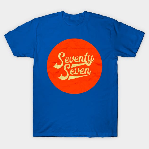 77 Seventy Seven vintage washed out graphic T-Shirt by ScottCarey